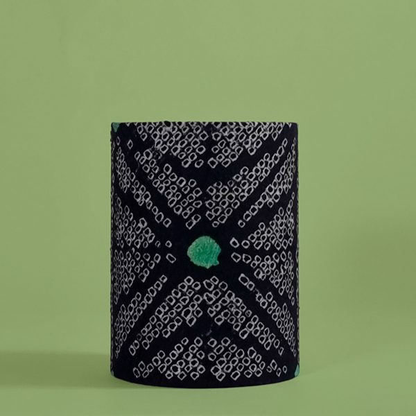 Shibori Noir - Abat-jour ø12 cm